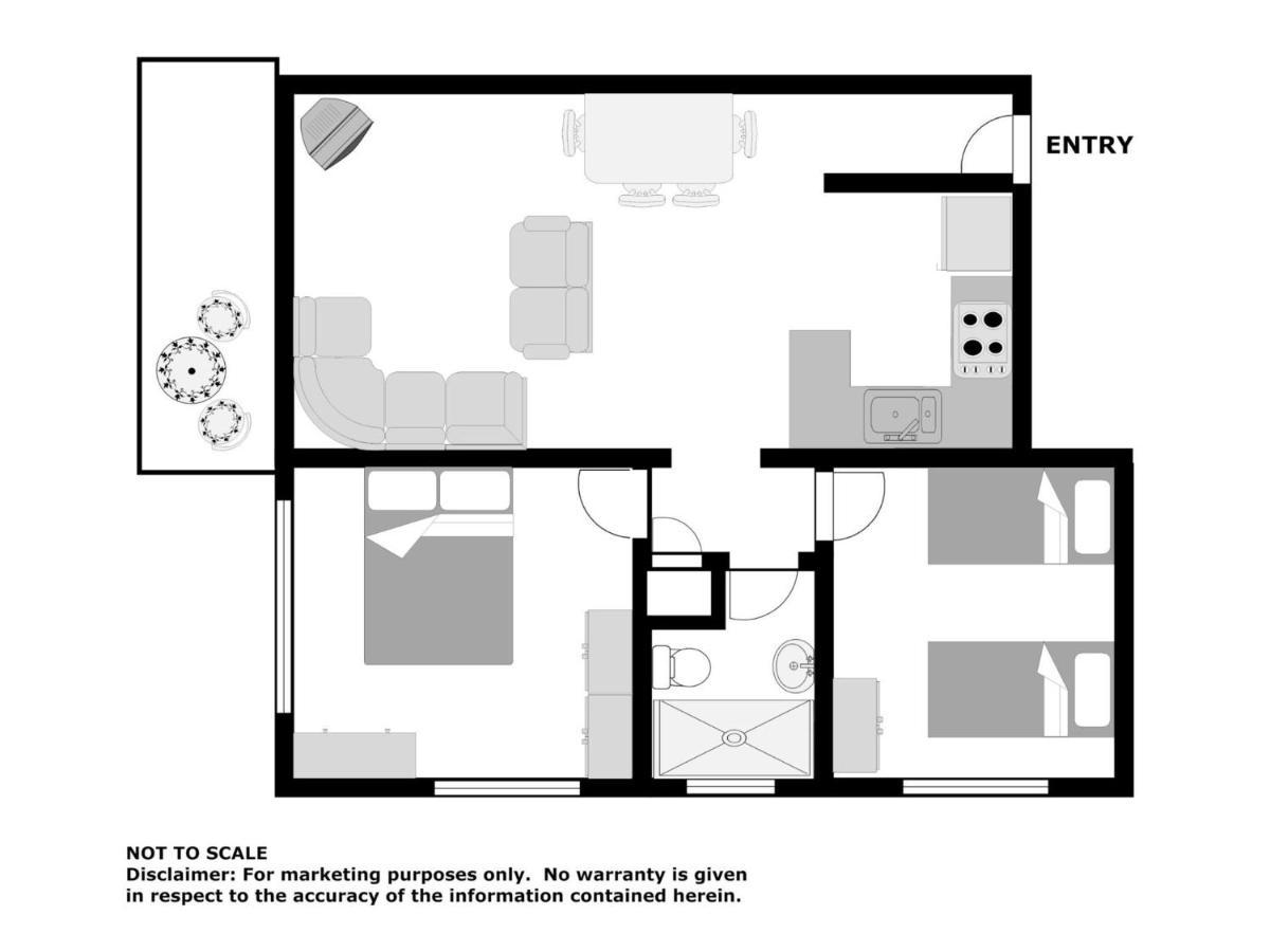 Bella Vista Unit 3 19 Shoal Bay Road公寓 外观 照片